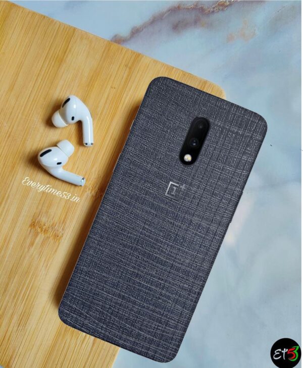 Fabric Blue Mobile Skin