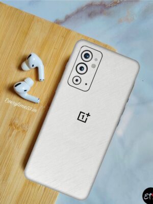 Fabric Cross Metal White Mobile Skin