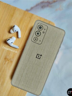 Fabric Feather Linen Pista Green Mobile Skin