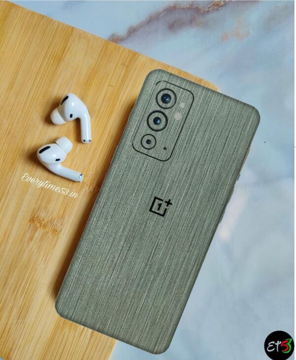Fabric Linen Green Mobile Skin