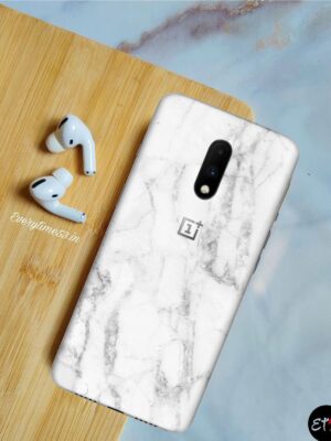 Stone Marble White Mobile Skin