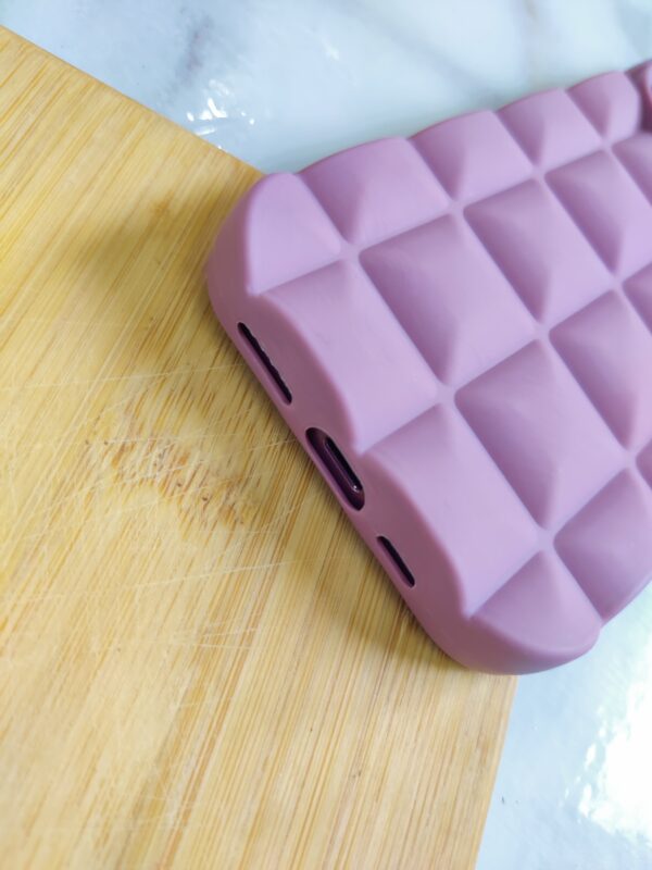 Unique 3D Chocolate Puffer Shockproof Mobile Case Cover