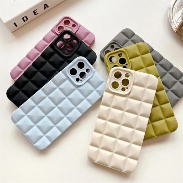 Unique 3D Chocolate Puffer Shockproof Mobile Case Cover