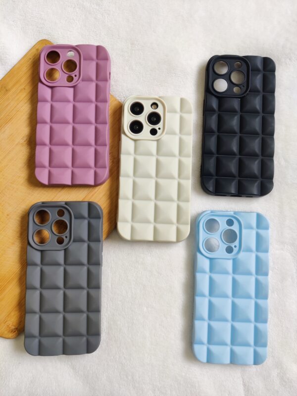 Unique 3D Chocolate Puffer Shockproof Mobile Case Cover