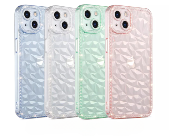 3D LUXURY DESIGN DIAMOND PATTERN IPHONE CASE COVER